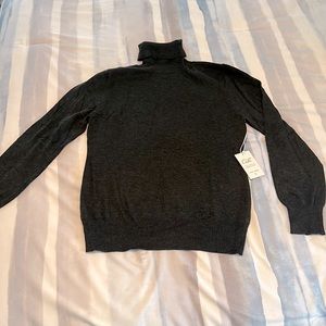 NWT Super soft charcoal gray turtleneck sweater